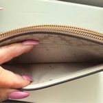 Kate Spade NWT Lucy Flower Medium Zip Wristlet in Dark Beige KG487 Photo 7