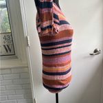 Sundance Bright Nights Cotton Blend Striped Sweater Pink Photo 3