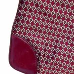 Cynthia Rowley  red canvas print w/red leather trim Photo 7