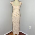 By Anthropologie Scallop‎ Baby Midi Dress Pink Photo 4