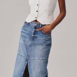 Reformation Kimberly White Button-Down Linen Women's Top Photo 1