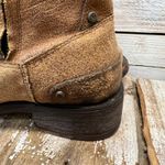 Ariat  10007065 Distressed Brown Suede Leather Square Toe Western Boots 8.5B Photo 5