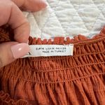 ZARA burnt orange blouse Photo 2