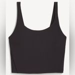 Old Navy Light Support PowerSoft Longline Sports Bra Size Medium Black Photo 1