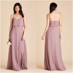 Birdy Grey  Gwennie Chiffon Dress In Dark Mauve Photo 1