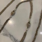 Vintage gold and Pearl necklace, 60” long, can be double or triple wrapped Photo 2