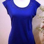 Essentials by Milano 🛍 Royal Blue Top Size Small Photo 0