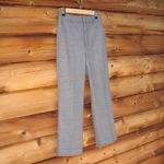 Helmut Lang Wool Blend Cropped Raw Hem Pants Photo 2