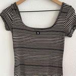Billabong Lightweight Striped T-Shirt Dress Stretch Bodycon Maxi Small Photo 4