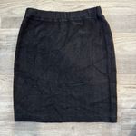 St. John  Black Knit Pencil Skirt Above Knee, Elastic Waist A31 Photo 1