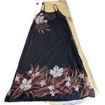 Lands' End  Swimcover Dress Size Small Mesh Midi Black Neutral Photo 3