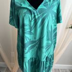 A New Day Green Patterned Midi Dress Photo 0