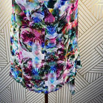 Nicole Miller ‎ Off-the-Shoulder Silk Floral Top Photo 8