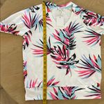 PJ Salvage Long Sleeve Cozy Loungewear Top, White with Pink Black, Size XS, NWT Photo 7