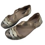Pikolinos Puerto Vallarta Mary Jane‎ Sandals Gold Metallic Women EU 37/US 6.5 Photo 0