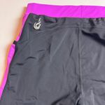 Beroy Two Color Athletic Sporty Workout Side Pocket Bike Cycling Shorts Sz L Pink Size L Photo 1