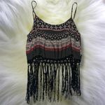 Event Boho Fringe Cropped Cami Top Photo 1