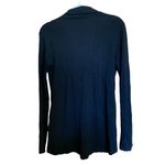 Market & Spruce  Womens Size Small Black Zipper Sweater Long Sleeve Jacket Photo 3