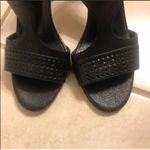 Hugo Boss black leather ankle strap heels Photo 4