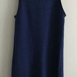 White House | Black Market SLEEVELESS SWEATER DRESS BLUE METALIC WOMENS SI… Photo 0