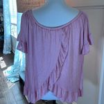 Fantastic Fawn  NWOT ruffled open back oversized blouse Photo 0