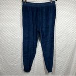 Marine layer Blue Velour High Rise Jogger Pants Photo 6