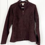 Columbia  Large Brown Teddy Fleece Long Sleeve Full Zip Jacket Photo 0