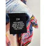 Tolani  Collection Kimono Women 2X Modal Open Front Loose Tropical Unique Artsy Photo 8