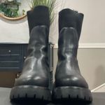 Call it spring  Women's Kelseyy Mid Calf Boot Black Vegab Leather Size 10 Photo 3