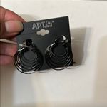 Apt. 9  Multi-Hoop Black Earrings nwt 💕3x15$ Photo 1