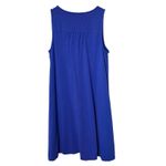 Lilly Pulitzer  Womens Blythe Dress Bomber Blue Sleeveless Pima Cotton Size Small Photo 6