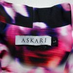 Askari  Pink Purple Black Abstract Print Jacket Cardigan Large Lined‎ Drape Photo 4