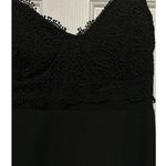J for Justify  Women's Black Spaghetti Strap Crochet Bust Dress Back Zips Size 2X Photo 3