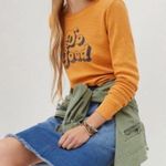 Anthropologie Back When Do Good Yellow Long Sleeve
Thermal Retro Graphic Photo 1