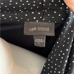 J. Jill Black & White Long Sleeve Dress with Polka Dots Size Small Photo 1