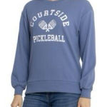 C&C California  Blue Courtside Pickleball Sweatshirt Photo 0