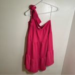 Ee:some One Shoulder Swing Dress Pink M Size M Photo 2