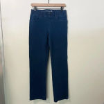 Betabrand  Straight Leg 4 Pocket Yoga Denim in Dark‎ Indigo size Small Petite Photo 3
