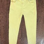 Celebrity Pink Bright Yellow Stretch Junior Jayden Skinny Jeans, Size 11/30 Photo 0
