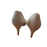Adrianna Papell Adrianna Papell Beige dressy peep toe pumps 8 1/2 M New No Box silver heel Photo 2