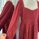 Sea New York renata fit and flare long sleeve midi dress Red Size 16 Photo 14