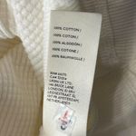 Free People  Medium Santa Clara Thermal Top Long Sleeves V-Neck Alabaster Ivory Photo 8