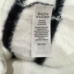 Bailey44 Bailey/44 Revolve White Black Soft Fuzzy Mock Neck Sweater Women’s XS Photo 2
