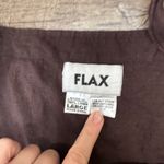 Flax  brown line overalls size large Photo 3