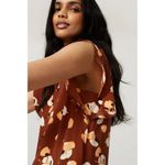 Equipment Lorainna Dress in Tortoise Shell Multi Small Womens Silk Mini Photo 5