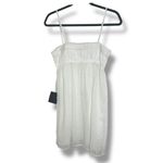 NWT Lulus White Swiss Dot Mini Babydoll Dress Photo 6