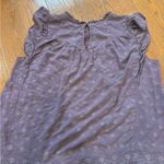 Torrid Purple Eyelet Embroidered Ruffle Sleeve Top – Size 3 (3X) Photo 6