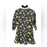 long sleeve collared floral mermaid dress Yellow Size M Photo 1