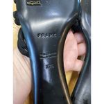 Frame Slide Sandals Women's 7 Black Suede Slip-On Block Heel Formal Open Toe S51 Photo 5