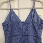 ASTR  The Label Women Size Medium Dress Lace  Periwinkle Spaghetti Strap midi Photo 8